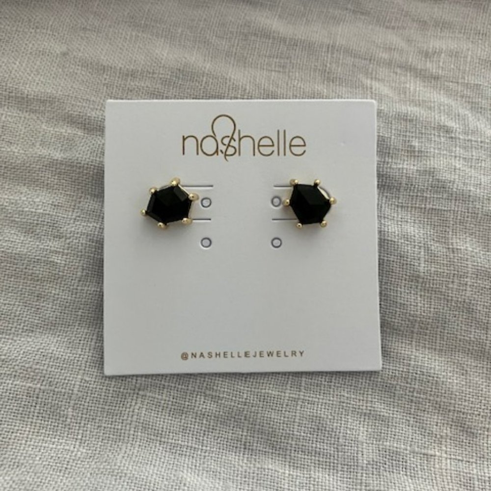 Nashelle gem stud earrings